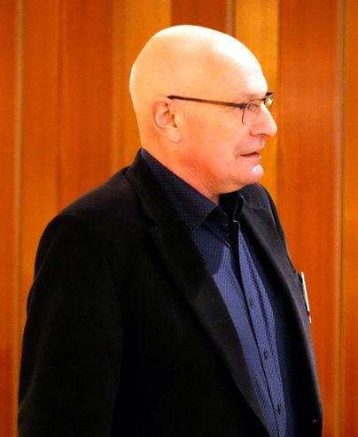 Vorsitzender SF a. D. , OSF d. R. Uwe Stark begrüßt 40 Teilnehmer