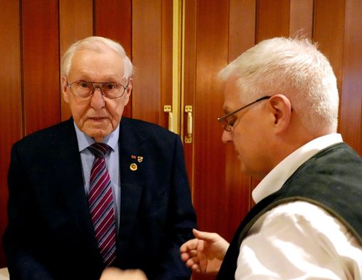Ehrung 60 Jahre Mitgliedschaft SF a. D. Josef Lünnemann