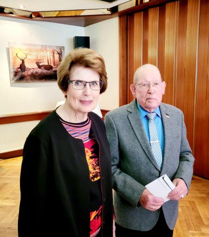 Anette und Sven von Ehrenkrook ( Beide haben lange Jahre im Vorstand mitgearbeitet)