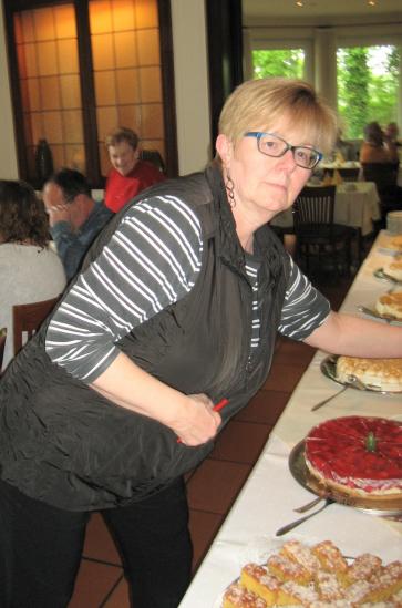 Abnahme durch die Tortenchefin Sabine Wille